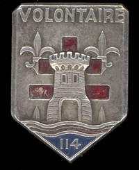 L'insigne du 114 me RI